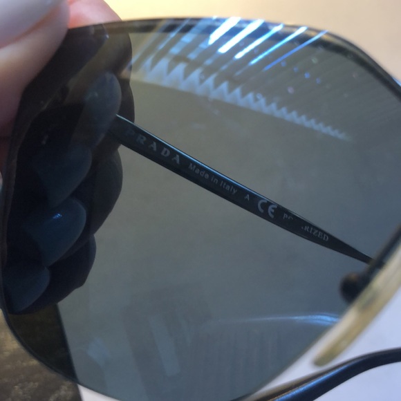 PRADA catwalk cateye polarized sunglasses - Picture 6 of 9